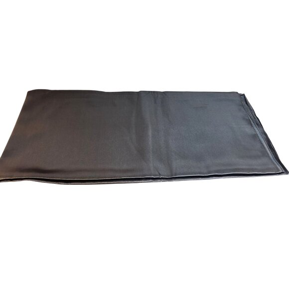 Dark Gray Wild Rag Large Scarf 35x35" Satin Western Accessory Cowgirl or Cowboy - Picture 5 of 9